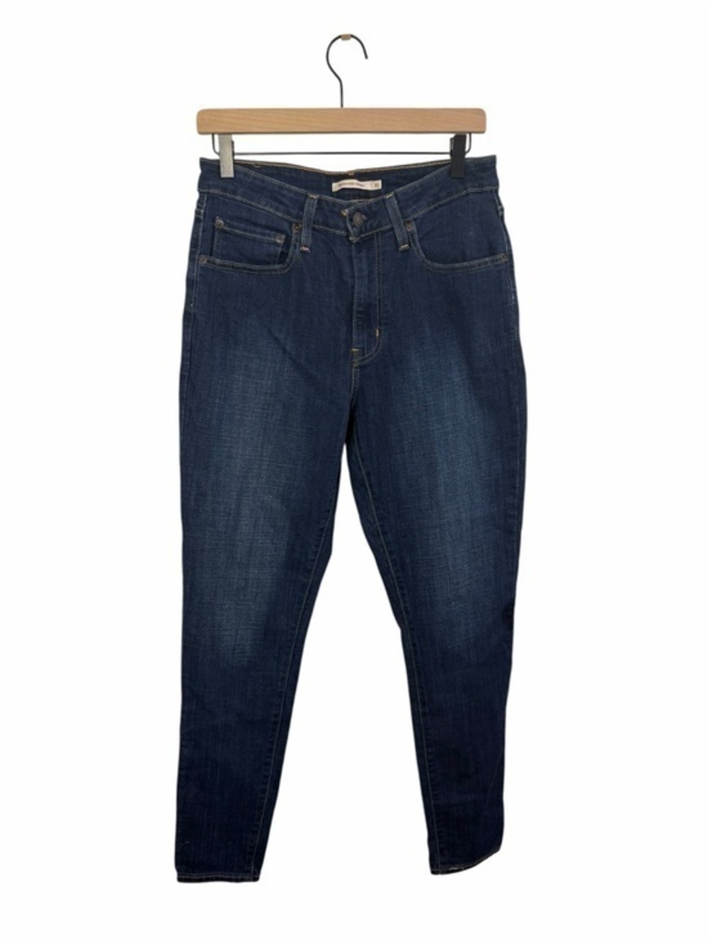 Levi’s Mid Rise Skinny Jeans 30x30 Dark Wash Stretch Denim Classic Everyday